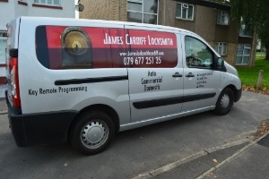 James Locksmith Cardiff  van 2017