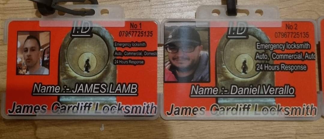 Locksmiths I.D Badges