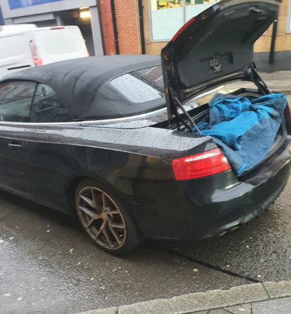 Unlocking Car Boot as keys locked inside.