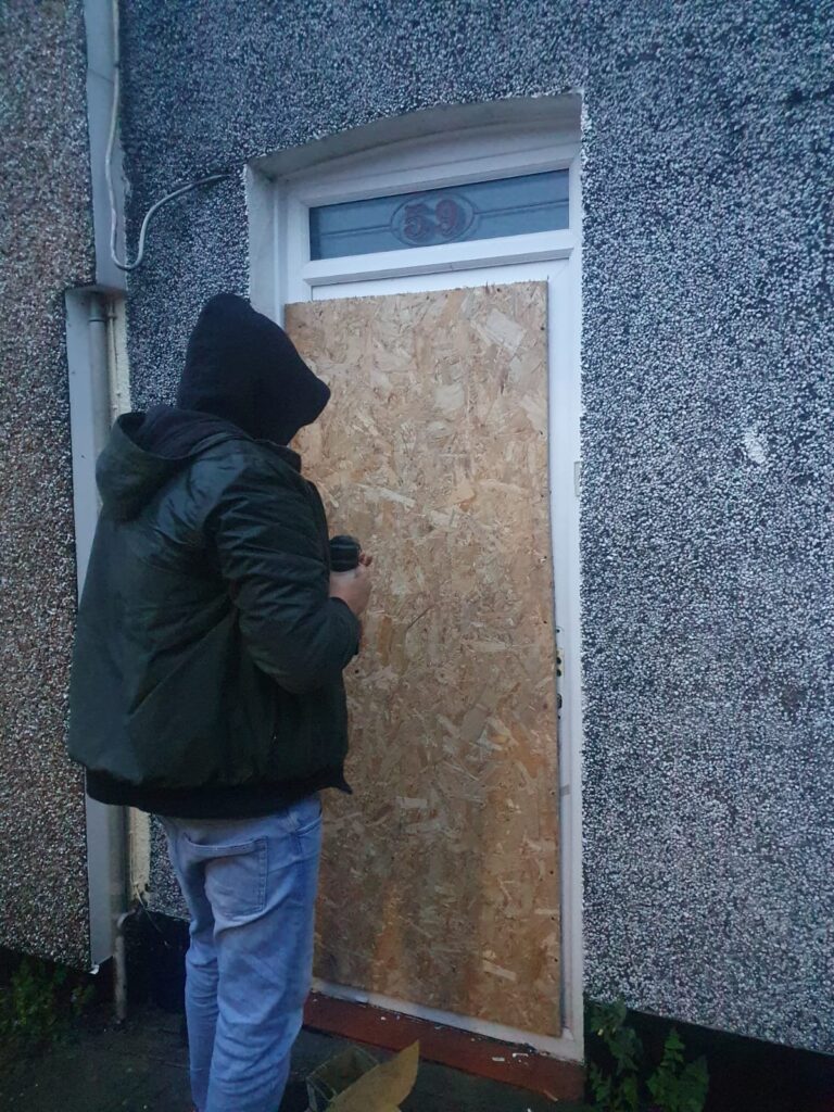 Emergency Door Boarding